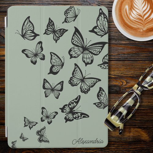 Butterfly Monogram  iPad Air Cover