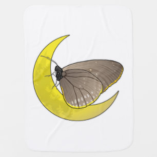 Butterfly Moon Baby Blanket