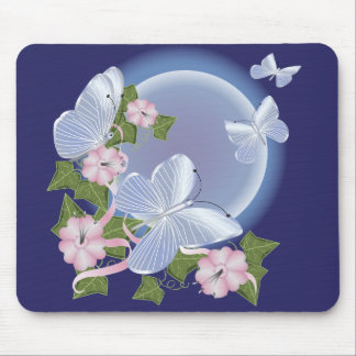 Butterfly Moon Beams Mouse Pad