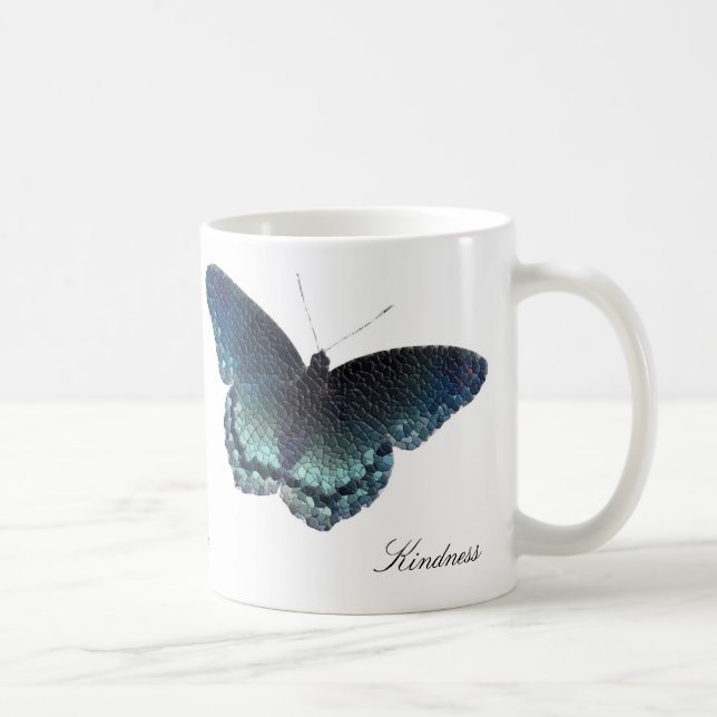 Butterfly Mosaic Coffee Mug (Right)