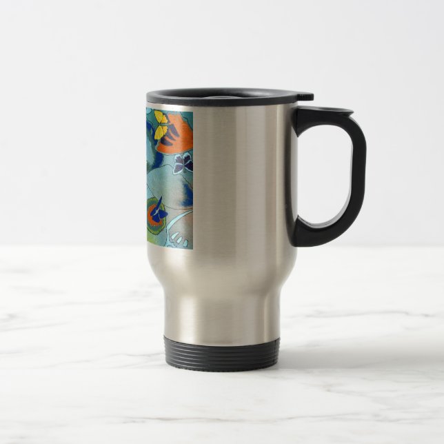 Butterfly Mosaic Gift Travel Mug (Right)