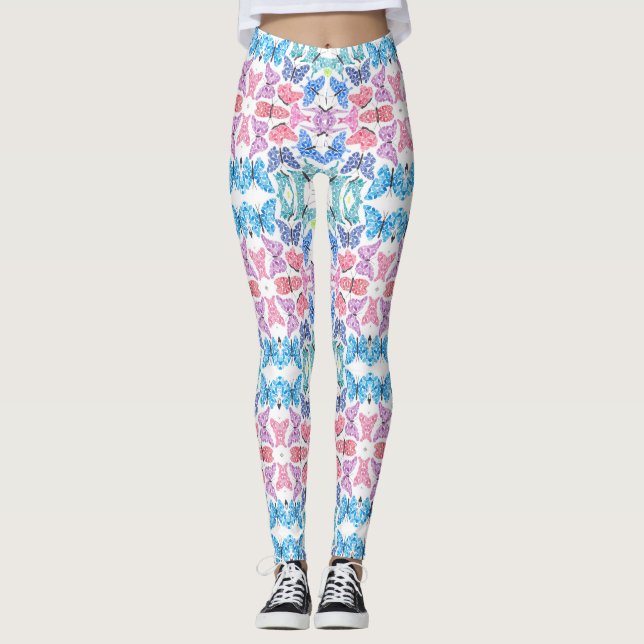 Butterfly Mosaic Leggings (Front)