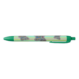 Butterfly Mosaic Vert. Stripes Pen