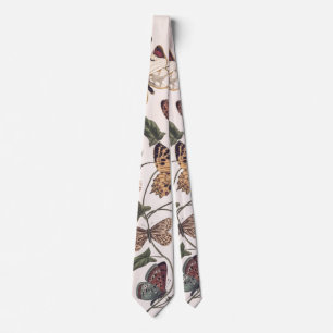 Butterfly & Moth by Paul Gervais Neck Tie