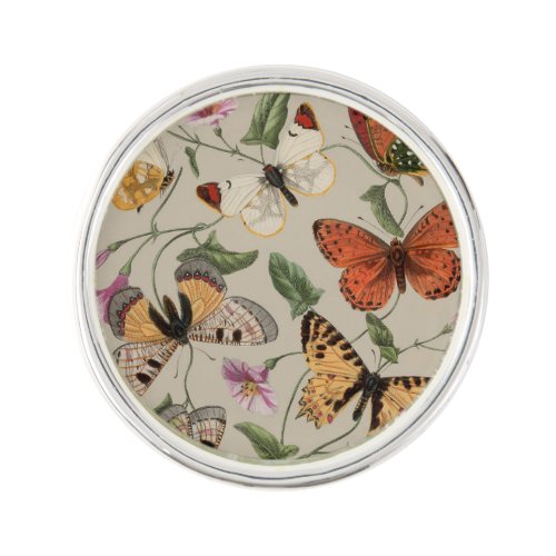 Butterfly Moth Nature Collection Drawing Lapel Pin