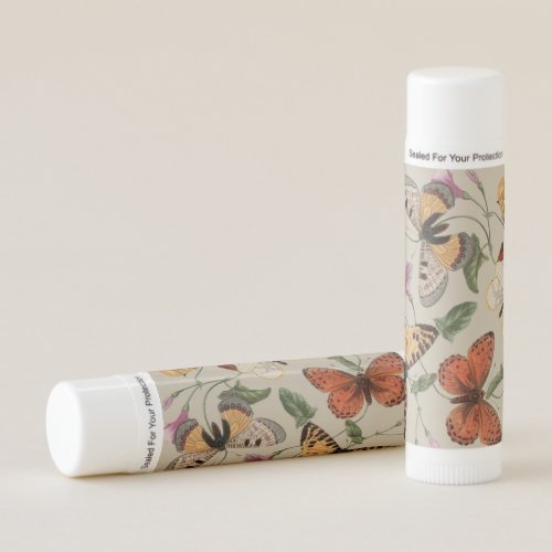 Butterfly Moth Nature Collection Drawing Lip Balm