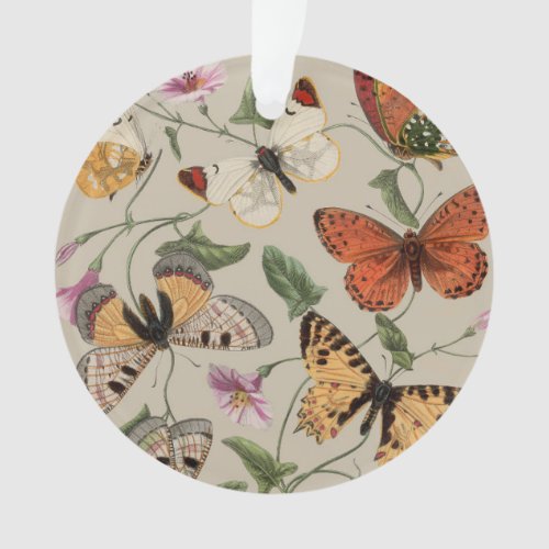 Butterfly Moth Nature Collection Drawing Ornament