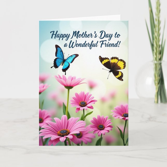 Butterfly Mothers Day Joy Card (Front)