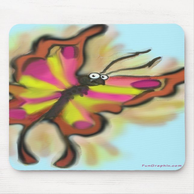 Butterfly Mouse Pad (Front)