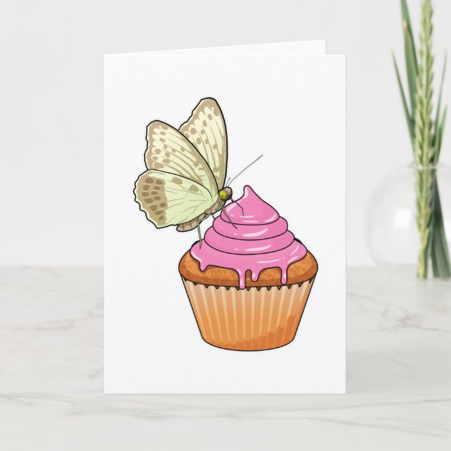 Butterfly Muffin Card (Front)