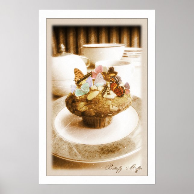 Butterfly Muffin Poster (Front)