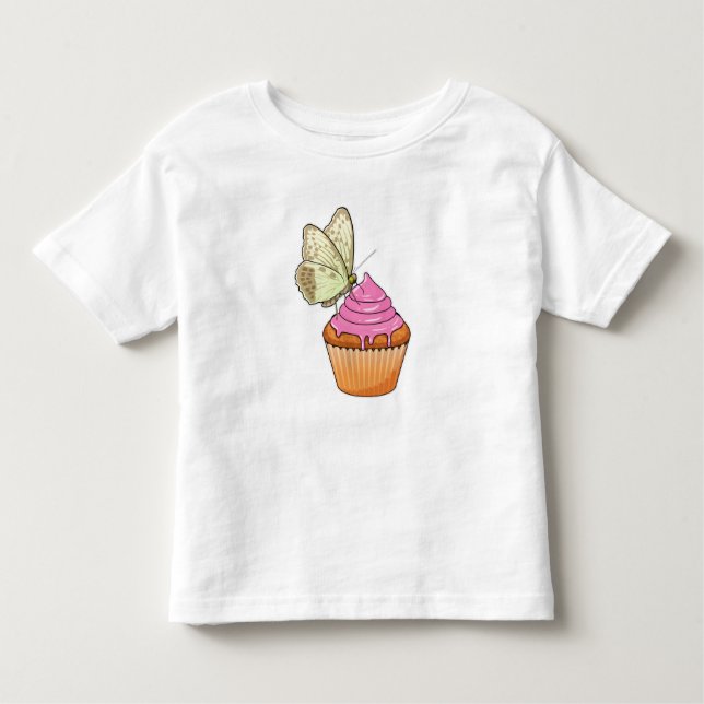 Butterfly Muffin Toddler T-shirt (Front)