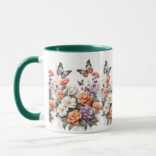 butterfly mug