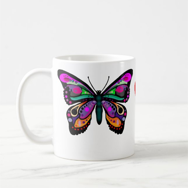 Butterfly Mug (Left)