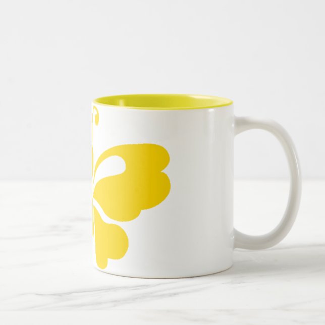 Butterfly Mug Yellow (Right)