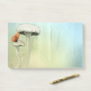 “Butterfly-Mushroom” Post-it Notes
