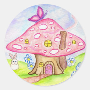Butterfly Mushroom Spring Bunny Party Stickers
