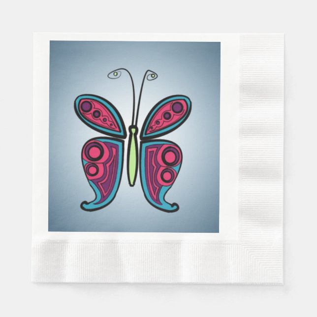 Butterfly  napkins (Front)