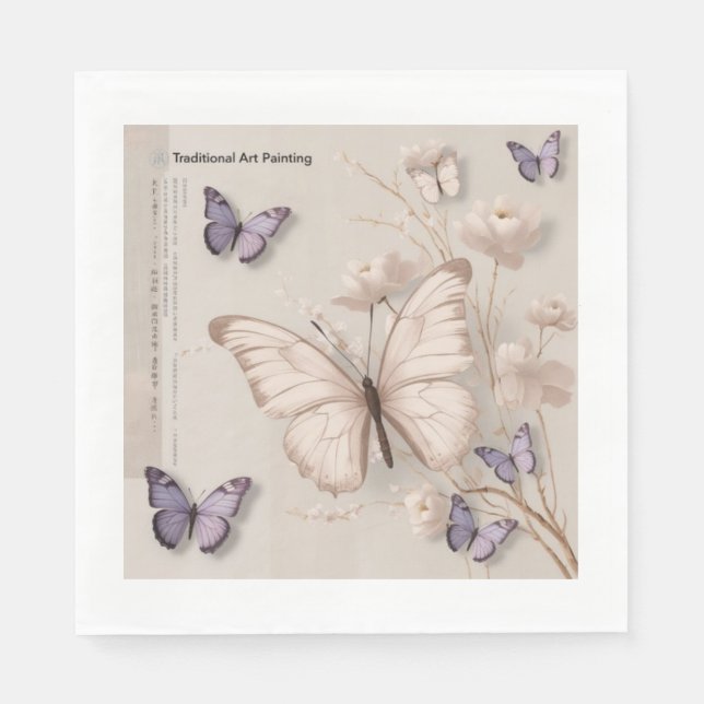 Butterfly  napkins (Front)