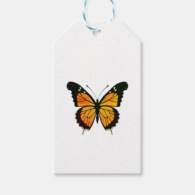 Butterfly Napkins Gift Tags (Front)