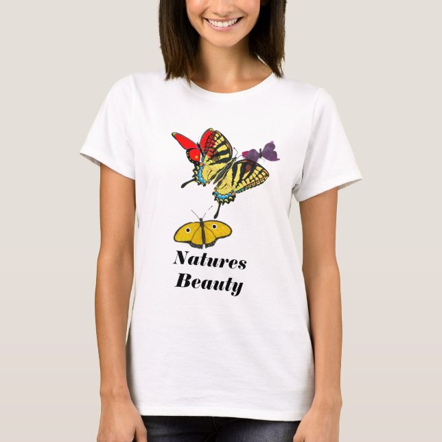 Butterfly, Natures Beauty T-Shirt (Front)