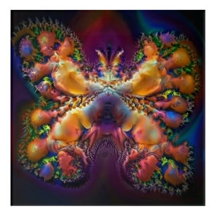 Butterfly nebula acrylic print