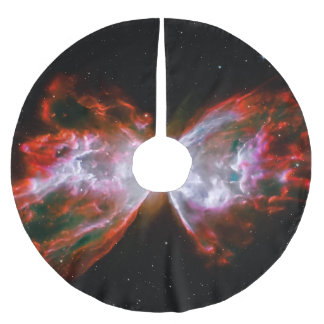 Butterfly Nebula astronomy picture Brushed Polyester Tree Skirt