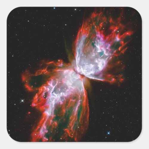 Butterfly Nebula in Scorpius Constellation Square Sticker
