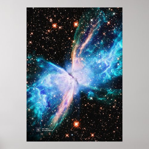 Butterfly Nebula NGC 6302 _ poster