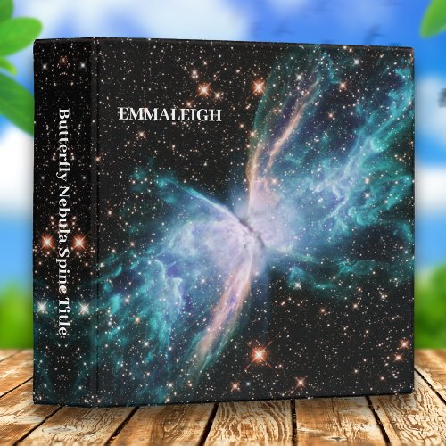 Butterfly Nebula Outer Space 3 Ring Binder