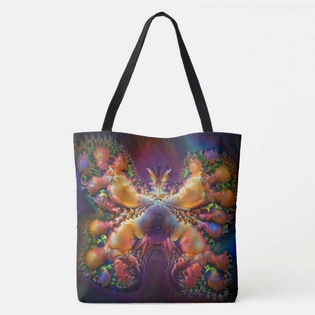 Butterfly Nebula Tote Bag (Back)