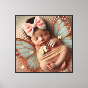Butterfly Newborn - Canvas Print