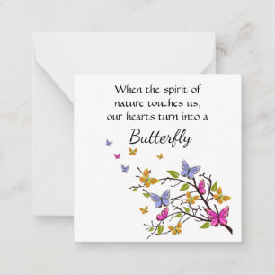 Butterfly notecard
