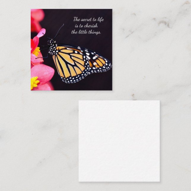 Butterfly notecards (Front/Back)