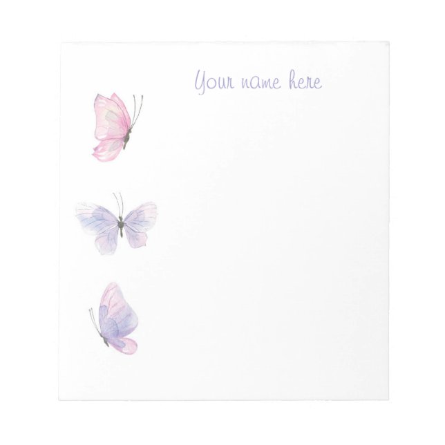 Butterfly notepad  (Front)