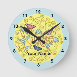 Butterfly Nurse clock