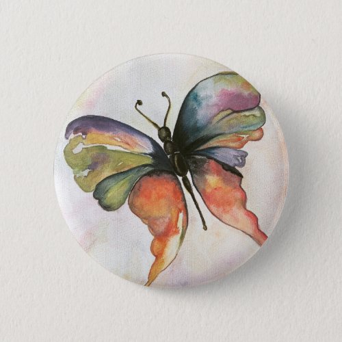 Butterfly of Happiness Button