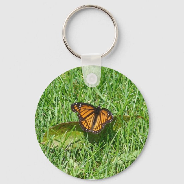 Butterfly of summer keychain (Front)