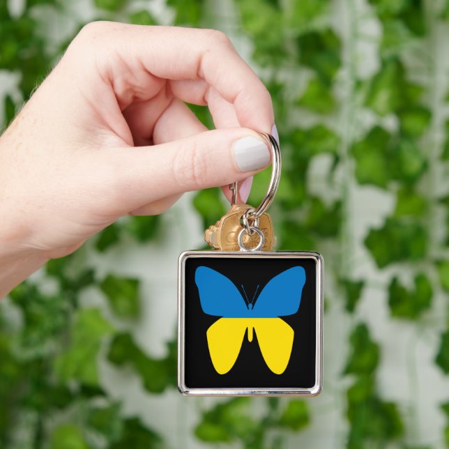 Butterfly of Ukraine Keychain (Hand)