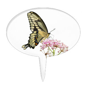 Butterfly On A Flower Cake Topper