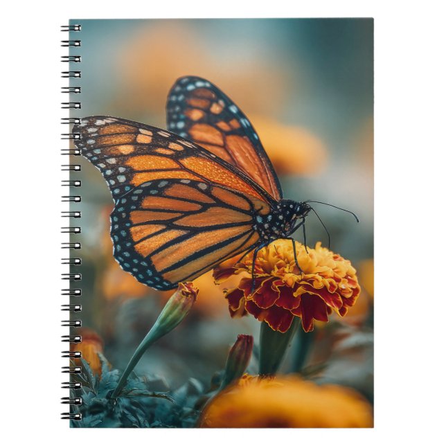 Butterfly on a Marigold Notebook (Front)