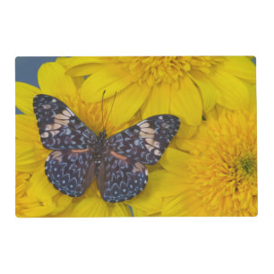 Butterfly on a Yellow Flower Placemat