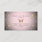 butterfly on black business card