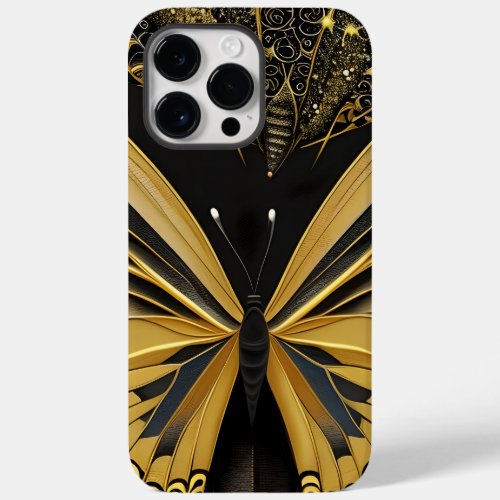 Butterfly on Black Case_Mate iPhone 14 Pro Max Case