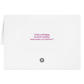 Butterfly on Cone Flower Cards (Back Horizontal)