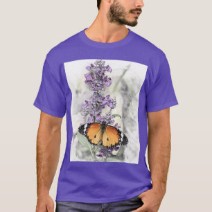 Butterfly on flower 1 T-Shirt