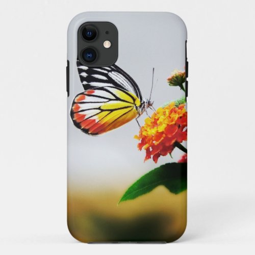 Butterfly on Flower iPhone 11 Case