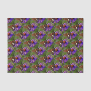 Butterfly On Flower Nature Art Pattern Tissue Paper