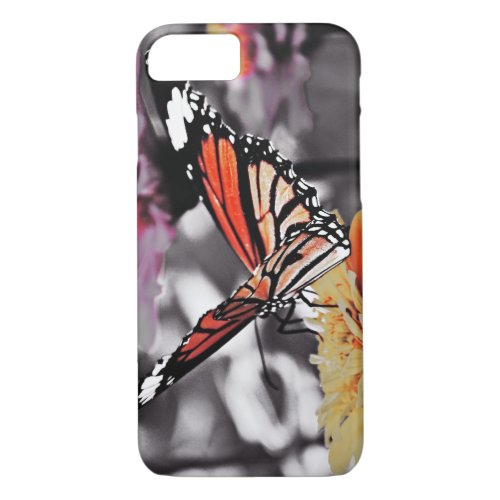 Butterfly on Flowers iPhone 87 Case