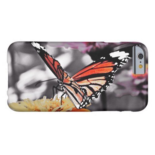 Butterfly on Flowers Barely There iPhone 6 Case